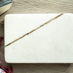 Marble Cheeseboard with mother of pearl inlay, Kitchen Serving Platter, Tray